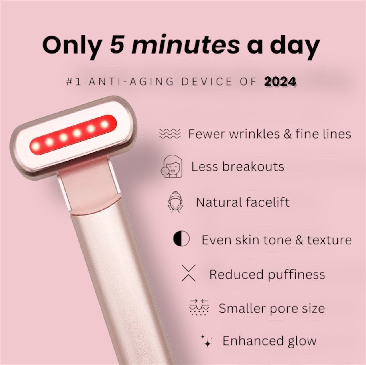 Healight™ Red Light 4-in-1 Skincare Wand
